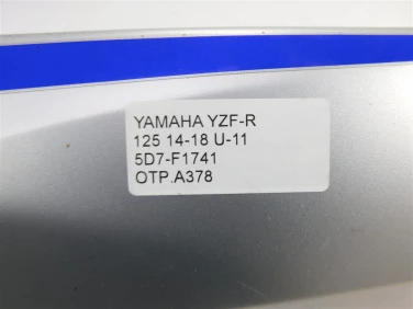 Ogon owiewka tyŁ prawy yamaha yzf-r 125 14-18 u-11 5d7-f1741