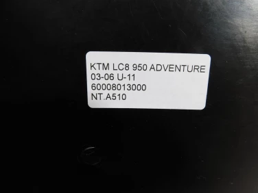 Nadkole bŁotnik tyŁ plastik ktm lc8 950 adventure 03-06 u-11 60008013000