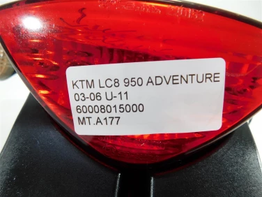 Mocowanie tablicy bŁotnik ktm lc8 950 adventure 03-06 u-11 60008015000