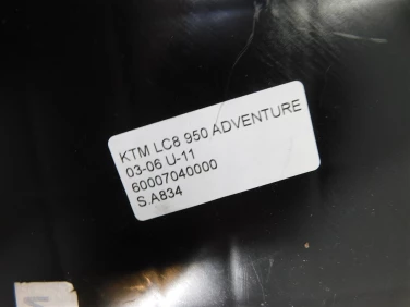 Siedzenie kanapa fotel ktm lc8 950 adventure 03-06 u-11 60007040000