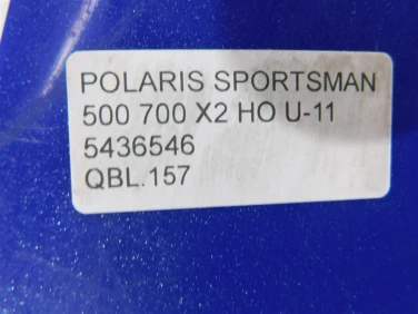 BŁotnik nadkole plastik polaris sportsman 500 700 x2 ho u-11 5436546