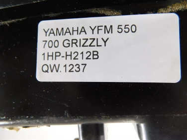 WypeŁnienie plastik yamaha yfm 550 700 grizzly 1hp-h212b