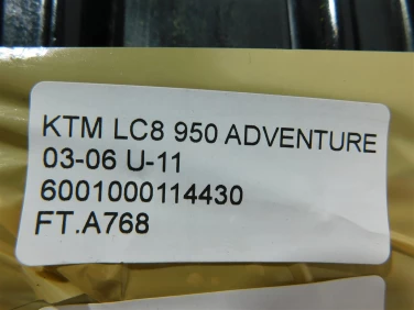 Felga koŁo tyŁ ktm lc8 950 adventure 03-06 felga prosta ok u-11 6001000114430