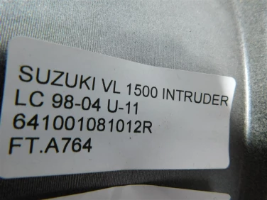Felga koŁo tyŁ suzuki vl 1500 intruder lc 98-04 felga prosta ok u-11 641001081012r