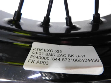 Felgi koŁa komplet ktm exc 525 03-07 smr zacisk u-11 58409001644 5731000104430