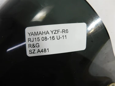 Szyba owiewka przÓd yamaha yzf-r6 rj15 08-16 u-11 r&g