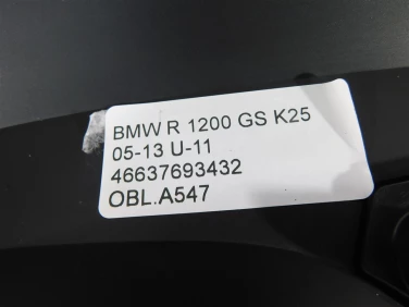 Owiewka bok boczna lewa bmw r 1200 gs k25 05-13 u-11 46637693432