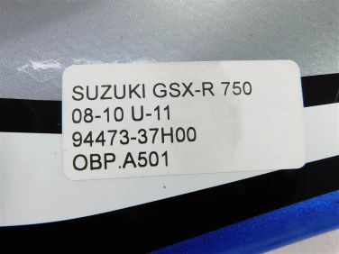 Owiewka bok boczna prawa suzuki gsx-r 750 08-10 u-11 94473-37h00