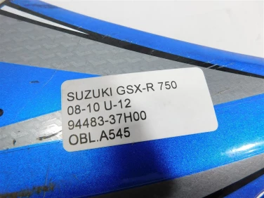 Owiewka bok boczna lewa suzuki gsx-r 750 08-10 u-12 94483-37h00