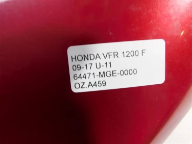 OsŁona nakŁadka zbiornik honda vfr 1200 f 09-17 u-11 64471-mge-0000