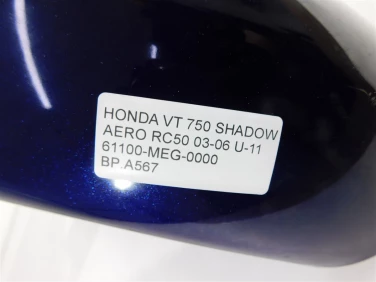 BŁotnik przÓd przedni honda vt 750 shadow aero rc50 03-06 u-11 61100-meg-0000