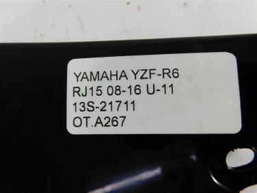 Ogon owiewka tyŁ yamaha yzf-r6 rj15 08-16 u-11 13s-21711