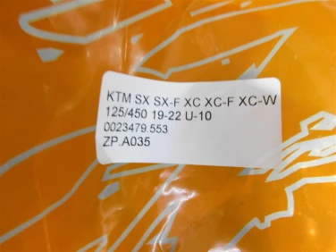 Plastiki owiewki zestaw ktm sx sx-f xc xc-f xc-w 125/450 19-22 u-10 0023479.553