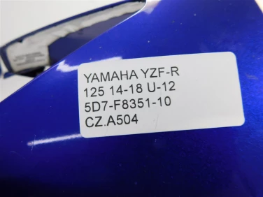 Czacha czasza owiewka przÓd yamaha yzf-r 125 14-18 u-12 5d7-f8351-10