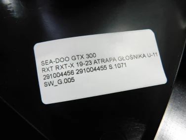 GŁoŚnik sea-doo gtx 300 rxt rxt-x 19-23 atrapa gŁoŚnika u-11 291004456 291004455