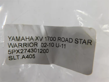 Set podnÓŻek lewy tyŁ yamaha xv 1700 road star warrior 02-10 u-11 5px274301200