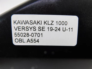 Owiewka bok boczna lewa kawasaki klz 1000 versys se 19-24 u-11 55028-0701