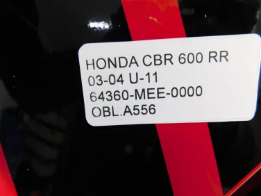 Owiewka bok boczna lewa honda cbr 600 rr 03-04 u-11 64360-mee-0000