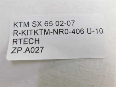 Plastiki owiewki zestaw ktm sx 65 02-07 r-kitktm-nr0-406 u-10 rtech