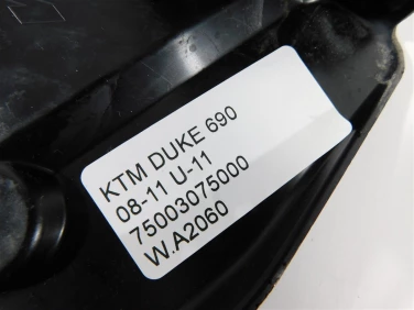Plastik wypeŁnienie owiewka ktm duke 690 08-11 u-11 75003075000