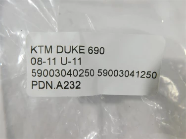 PodnÓŻek stopka ktm duke 690 08-11 u-11 59003040250 59003041250