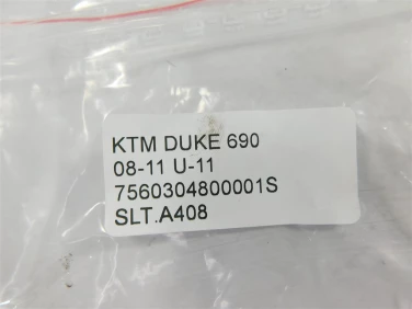 Set podnÓŻek lewy tyŁ ktm duke 690 08-11 u-11 7560304800001s