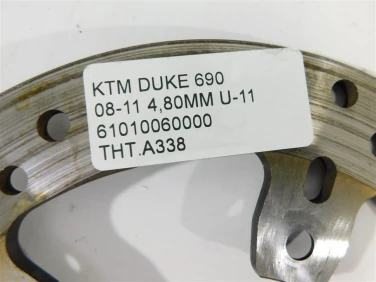 Tarcza hamulcowa tyŁ ktm duke 690 08-11 4,80mm u-11 61010060000
