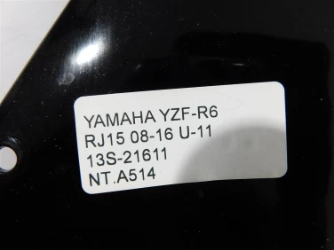 Nadkole bŁotnik tyŁ plastik yamaha yzf-r6 rj15 08-16 u-11 13s-21611