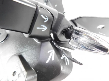 Mocowanie tablicy bŁotnik honda cbr 600 rr 03-04 u-12 80100mee000