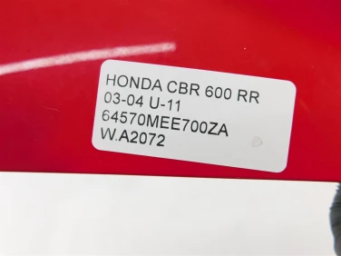 Plastik wypeŁnienie owiewka honda cbr 600 rr 03-04 u-11 64570mee700za
