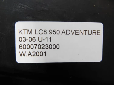 Plastik wypeŁnienie owiewka ktm lc8 950 adventure 03-06 u-11 60007023000