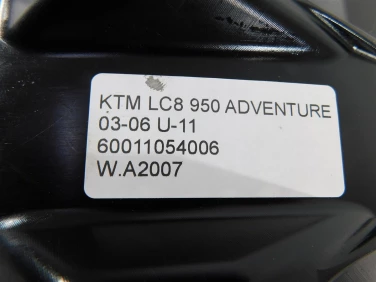 Plastik wypeŁnienie owiewka ktm lc8 950 adventure 03-06 u-11 60011054006