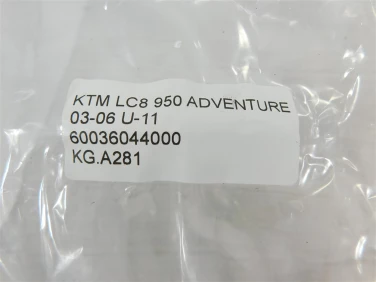 KrÓciec gaŹnik przepustnica ktm lc8 950 adventure 03-06 u-11 60036044000