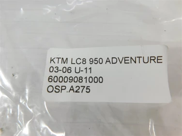 OŚ koŁa przÓd przednia ktm lc8 950 adventure 03-06 u-11 60009081000