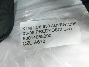 Czujnik ktm lc8 950 adventure 03-06 prĘdkoŚci u-11 60014068200