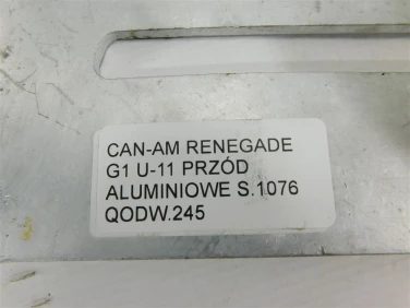 OsŁona wahacz wahaczy can-am renegade g1 u-11 przÓd aluminiowe