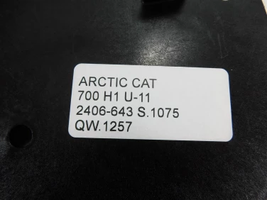 WypeŁnienie plastik arctic cat 700 h1 u-11 2406-643
