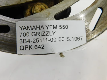 Piasta koŁa yamaha yfm 550 700 grizzly 3b4-25111-00-00