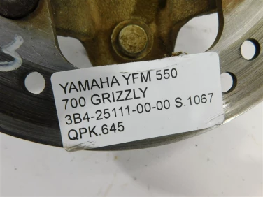 Piasta koŁa yamaha yfm 550 700 grizzly 3b4-25111-00-00