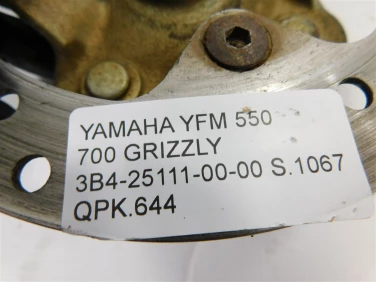 Piasta koŁa yamaha yfm 550 700 grizzly 3b4-25111-00-00