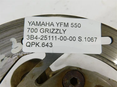 Piasta koŁa yamaha yfm 550 700 grizzly 3b4-25111-00-00