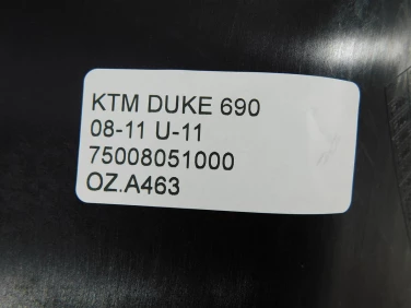 OsŁona nakŁadka zbiornik ktm duke 690 08-11 u-11 75008051000