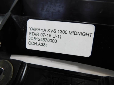 OsŁona chŁodnica przÓd yamaha xvs 1300 midnight star 07-15 u-11 3d8124670000