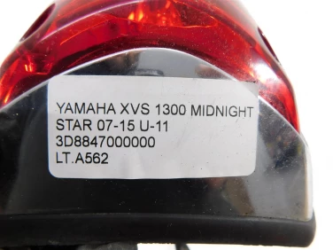 Lampa tyŁ tylna yamaha xvs 1300 midnight star 07-15 u-11 3d8847000000