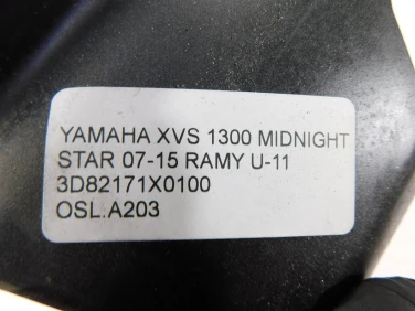 OsŁona osŁony yamaha xvs 1300 midnight star 07-15 ramy u-11 3d82171x0100