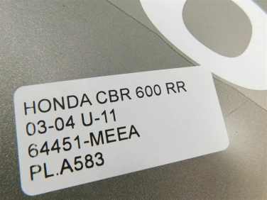 PŁug plastik owiewka honda cbr 600 rr 03-04 u-11 64451-meea