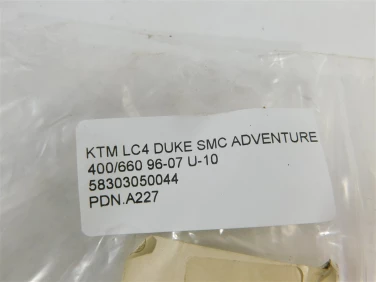 PodnÓŻek stopka ktm lc4 duke smc adventure 400/660 96-07 u-10 58303050044