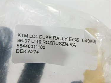 Dekiel pokrywa silnik ktm lc4 duke rally egs 640/66 96-07 u-10 rozrusznika 58440011100