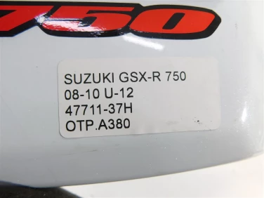 Ogon owiewka tyŁ prawy suzuki gsx-r 750 08-10 u-12 47711-37h