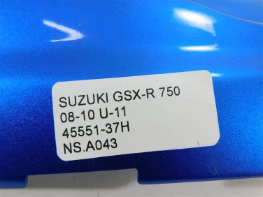 NakŁadka siedzenia pasaŻera suzuki gsx-r 750 08-10 u-11 45551-37h